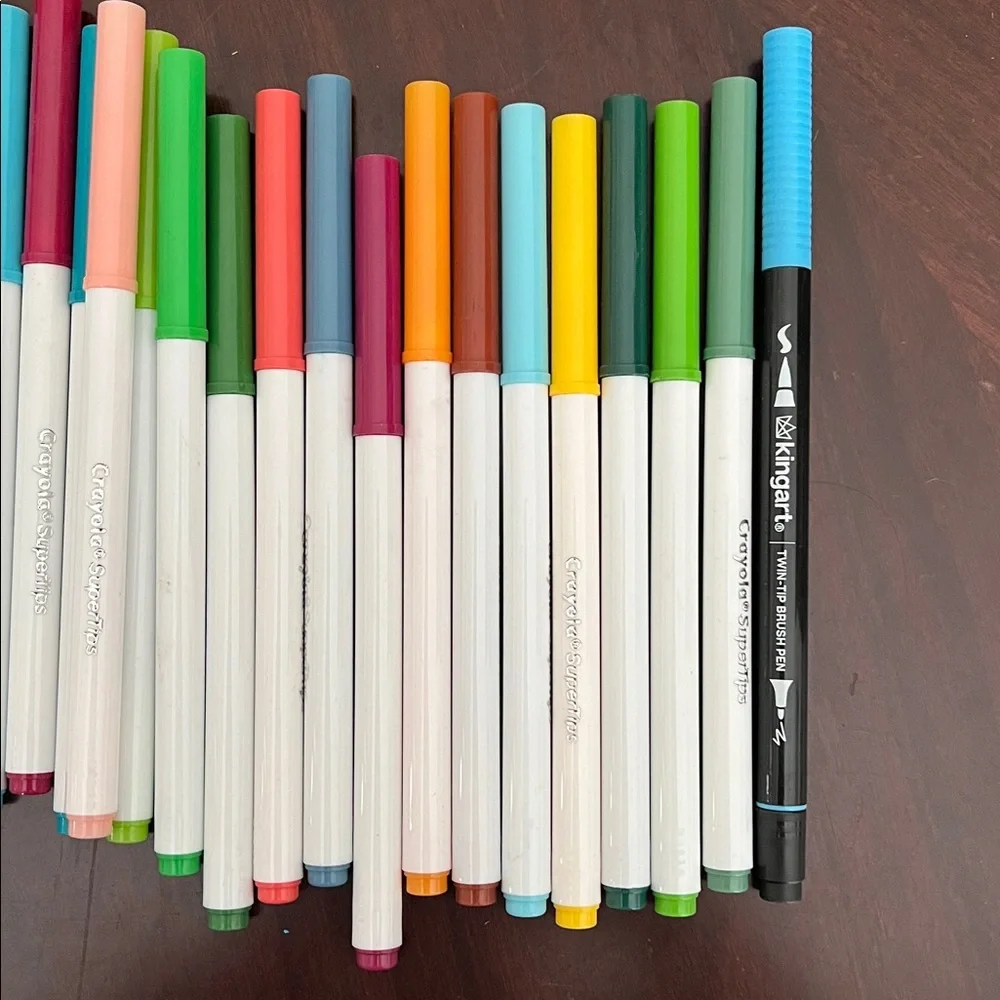 Crayola Markers Super Tips Kingart Marker
